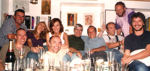 Grupo de Brooklyn, en la buhardilla de Federico MAÑAS, alrededor de 2005